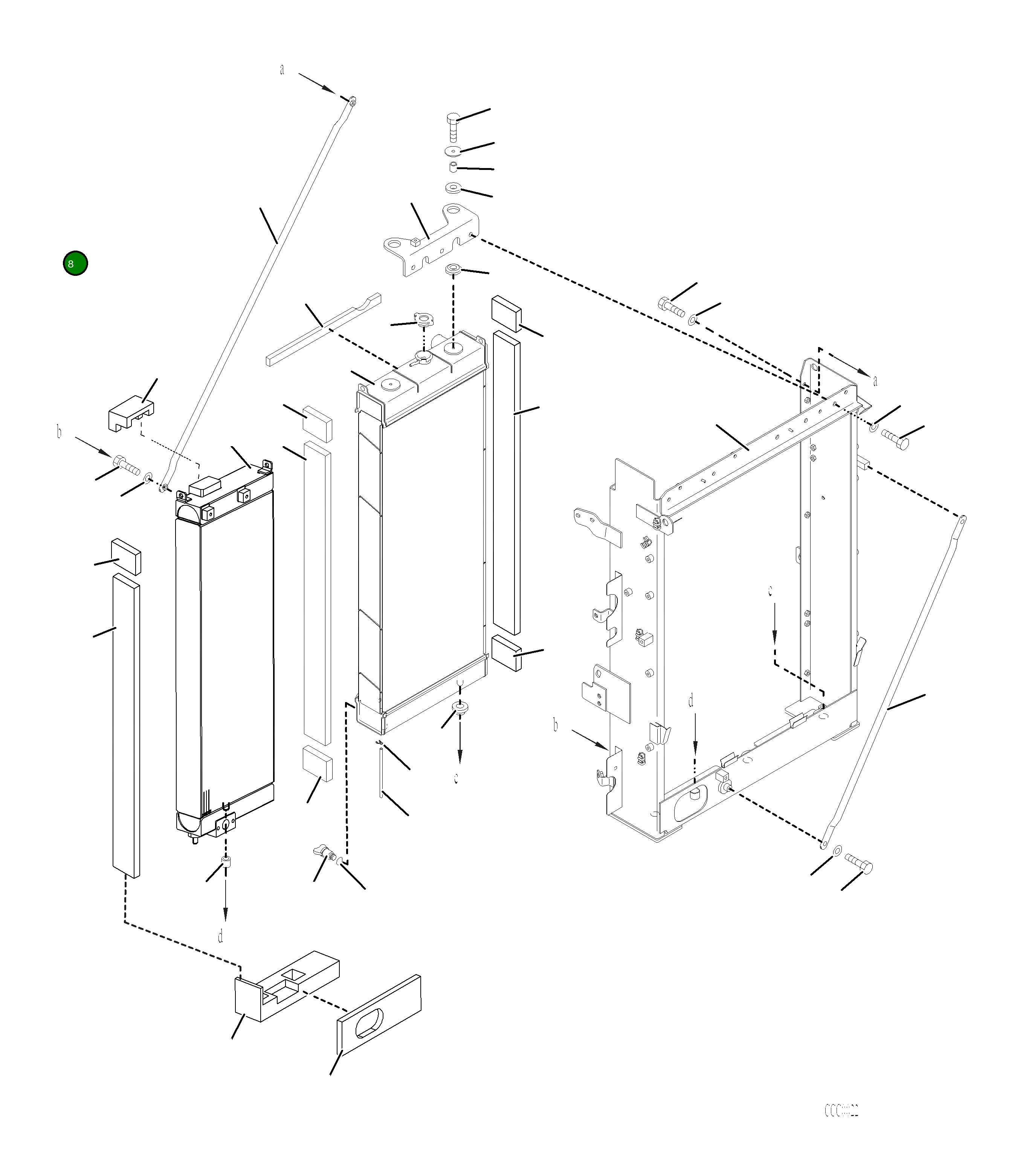 Крышка 2A6-03-A1780  Komatsu
