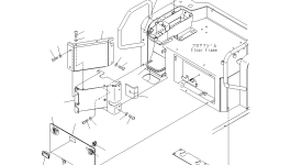 Крышка 22F-43-31580 Komatsu