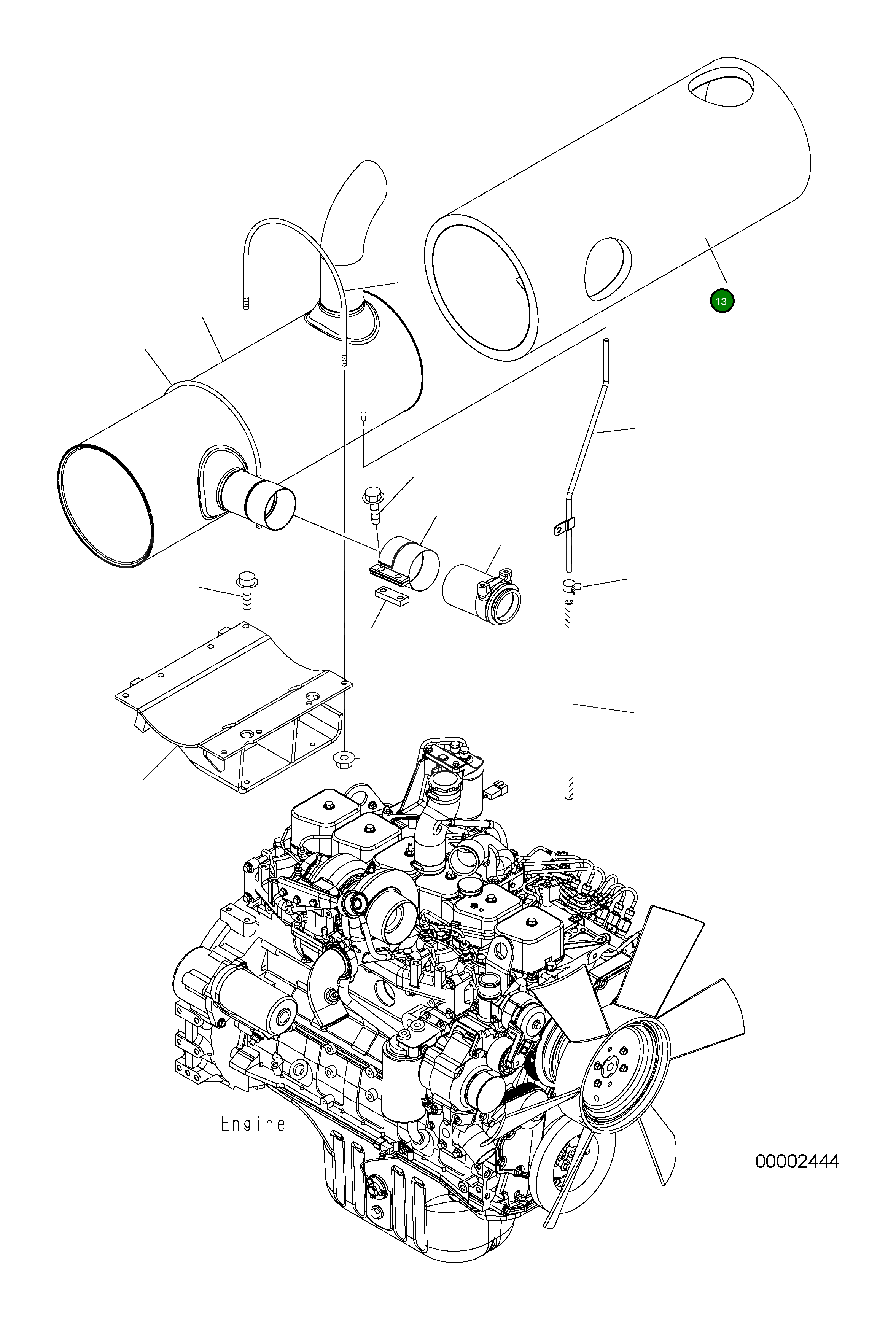 Крышка 20K-01-H1110  Komatsu