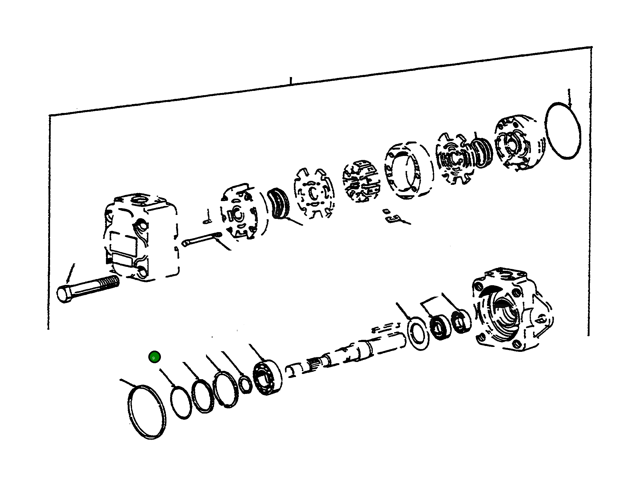 Кольцо уплотнительное (O-Ring) 4918839M1  Komatsu