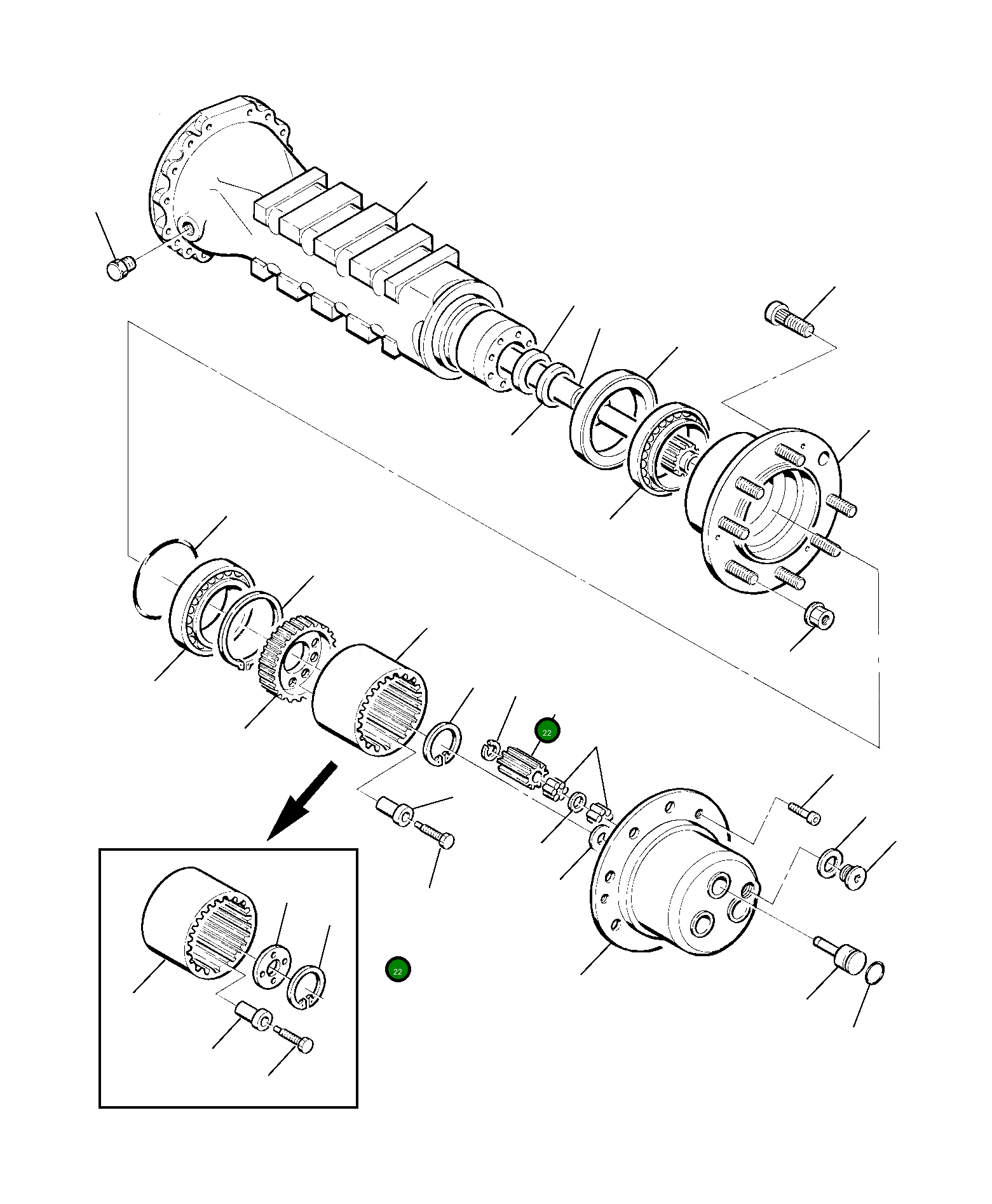 Кольцо 802250578 Komatsu