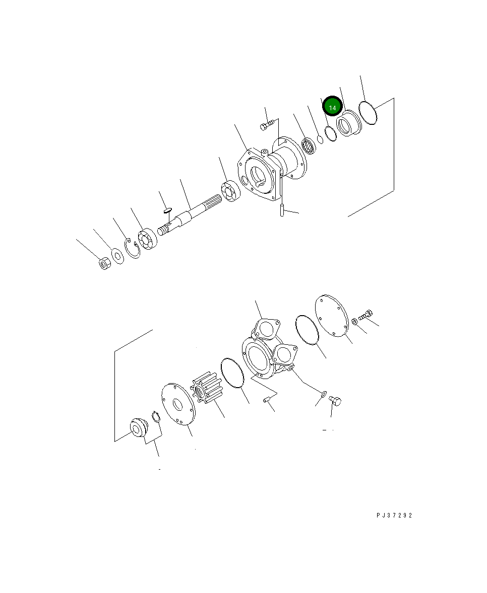 Кольцо уплотнительное (O-Ring) KY03321-00040  Komatsu