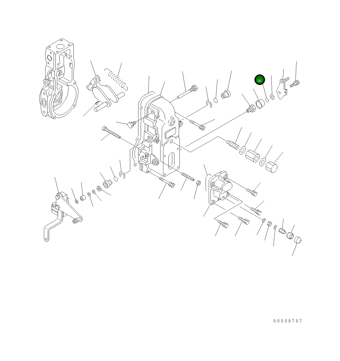Кольцо уплотнительное (O-Ring) DK029631-00  Komatsu