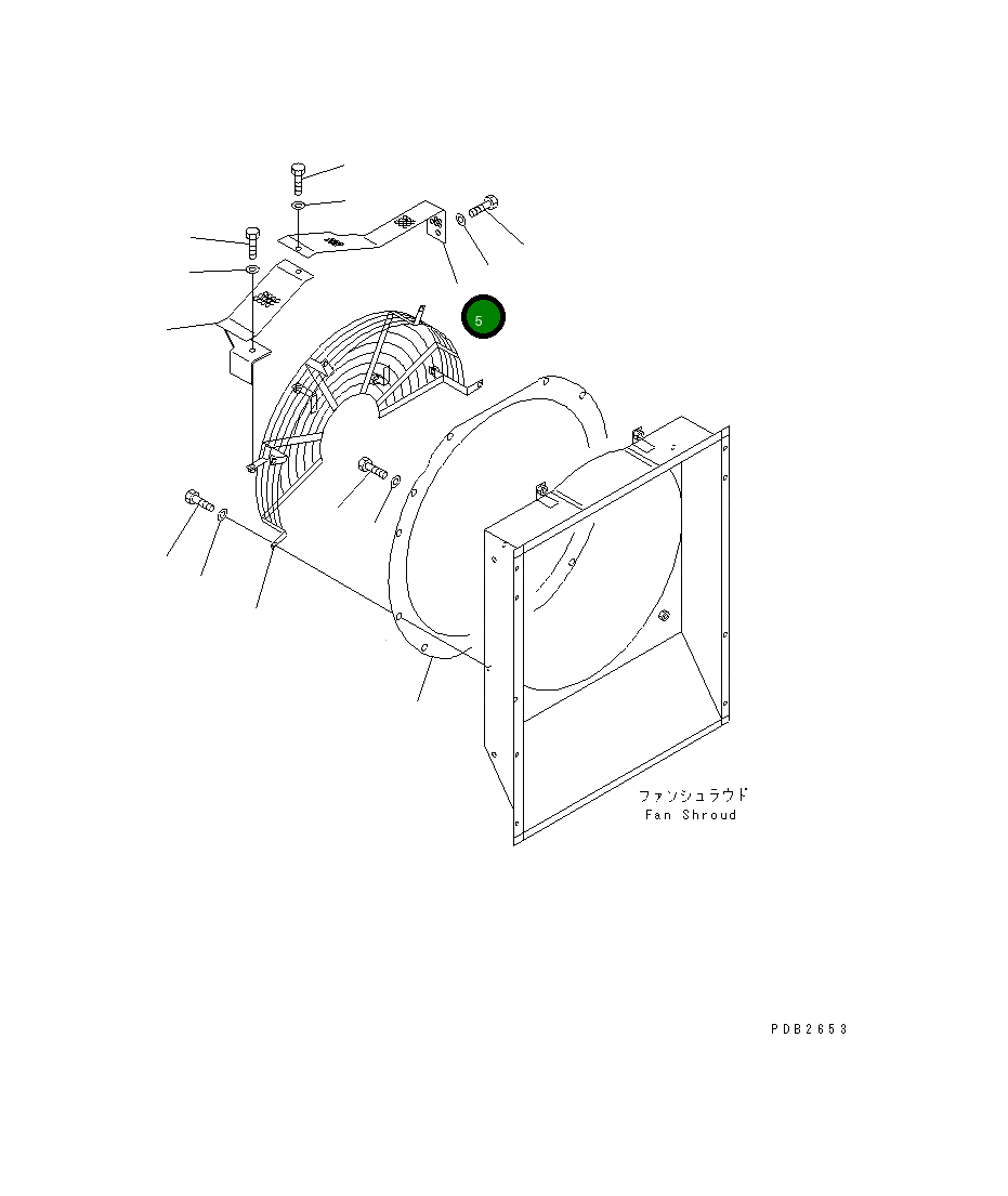 Крышка 20Y-03-K1270  Komatsu