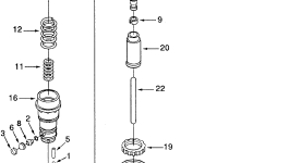 Гайка CU3068860 Komatsu