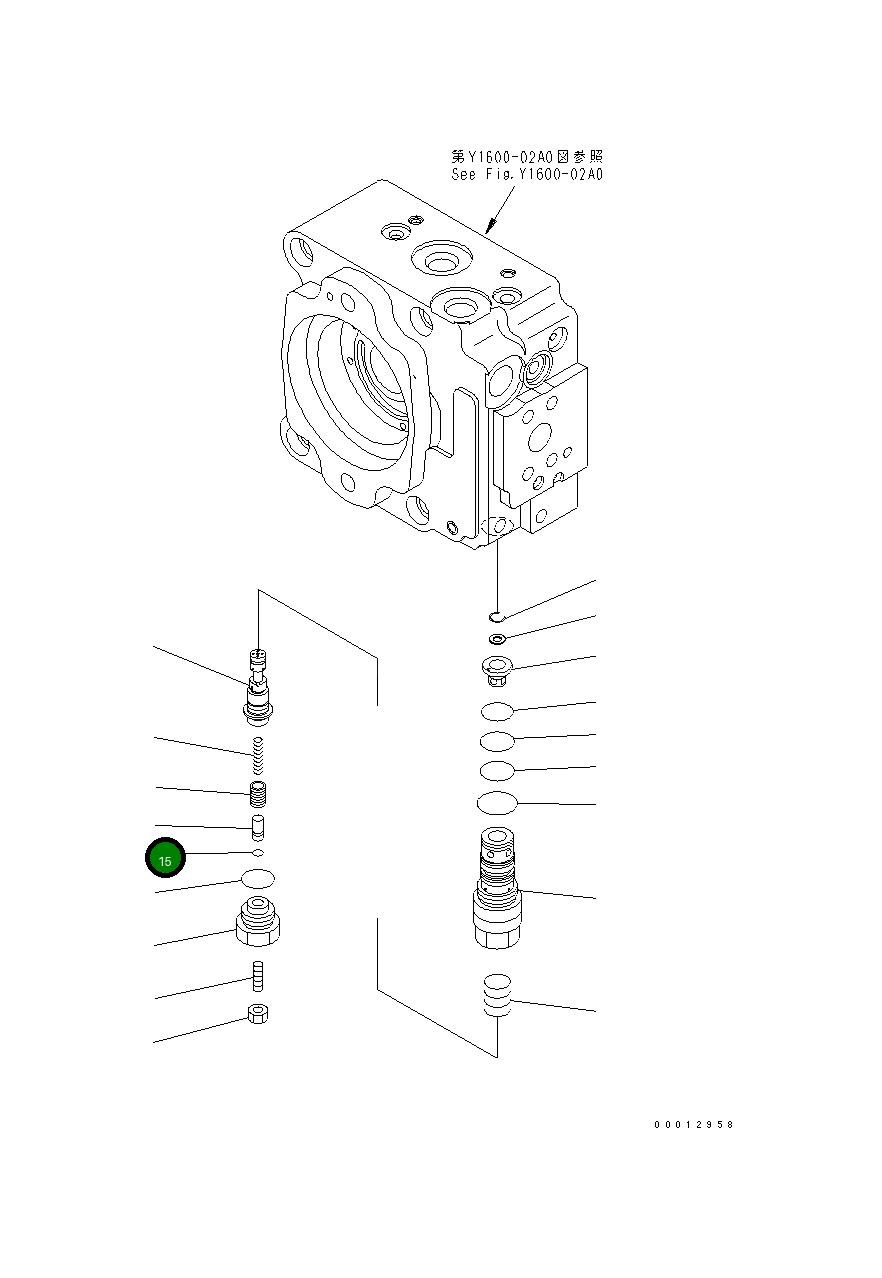 Кольцо уплотнительное (O-Ring) 07000-A1006 Komatsu