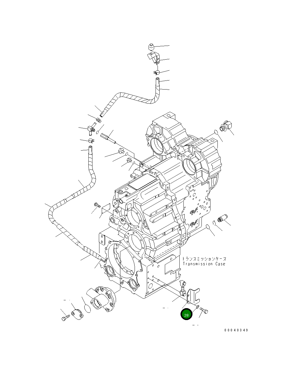 Крышка 714-12-38550 Komatsu