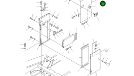 Крышка 21N-53-32322 Komatsu