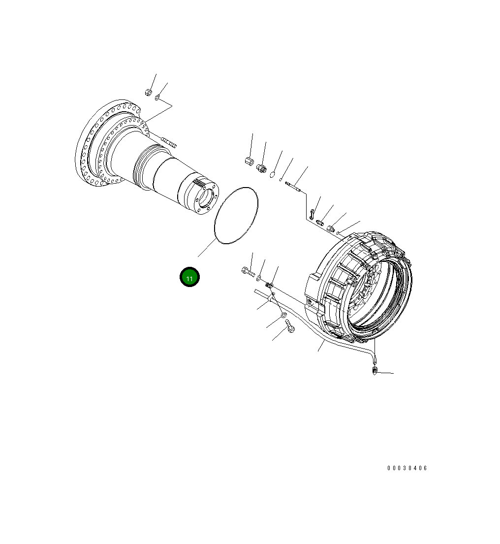 Кольцо уплотнительное (O-Ring) 07000-15430  Komatsu