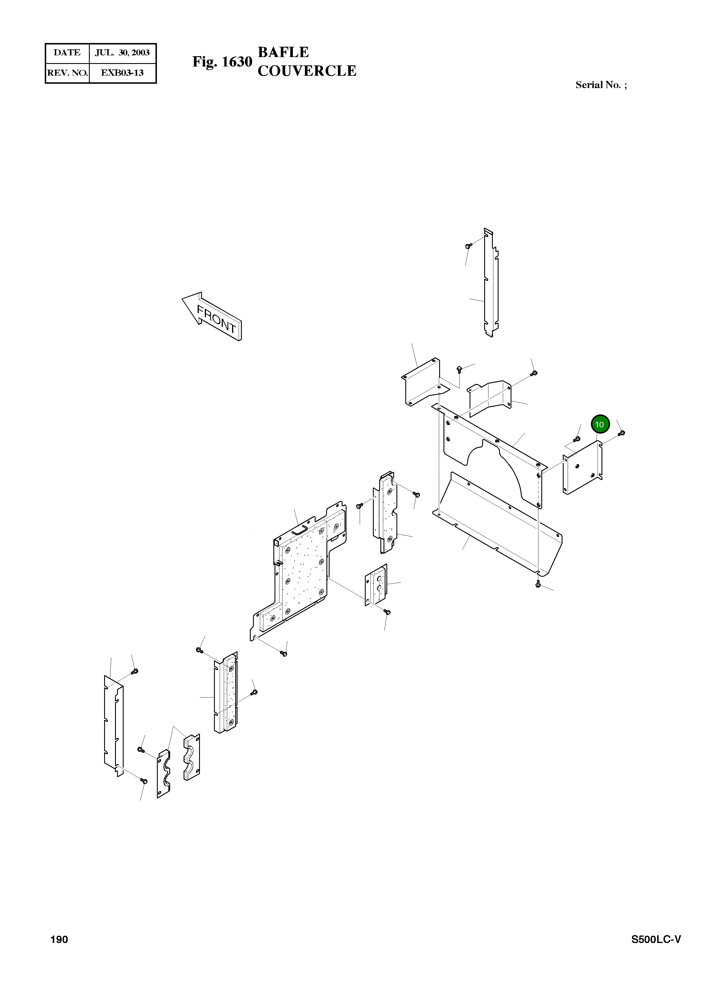 Крышка 621-01714A Komatsu