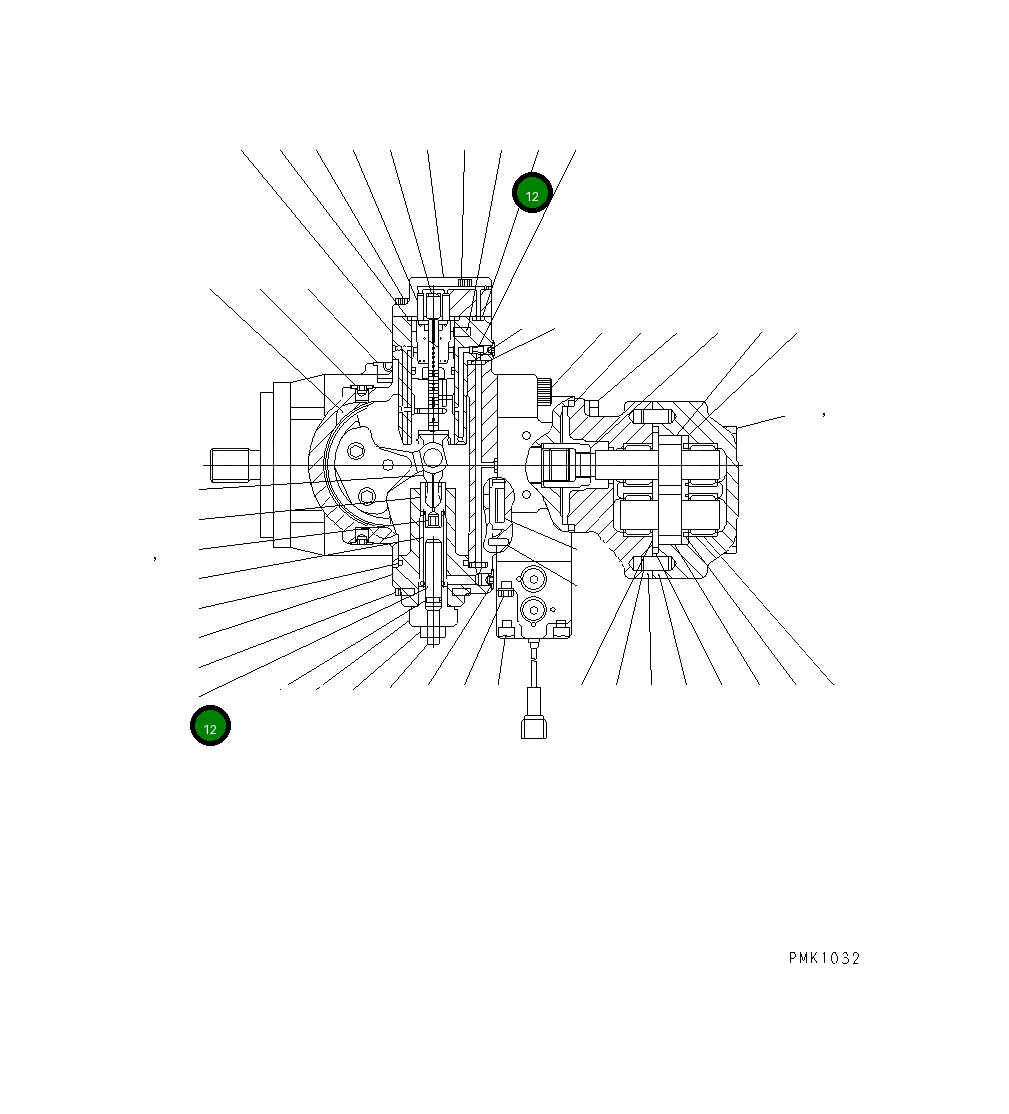 Болт TM8072-104 Komatsu