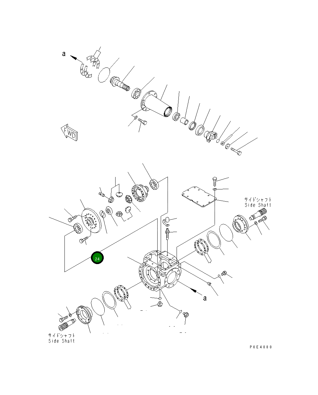 Болт 01010-61240 Komatsu