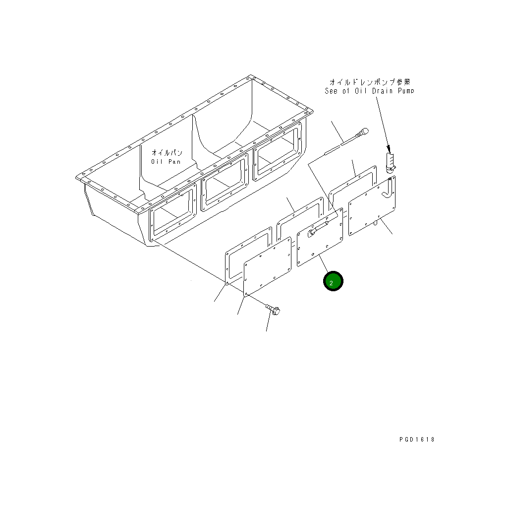 Крышка 6212-26-5130 Komatsu