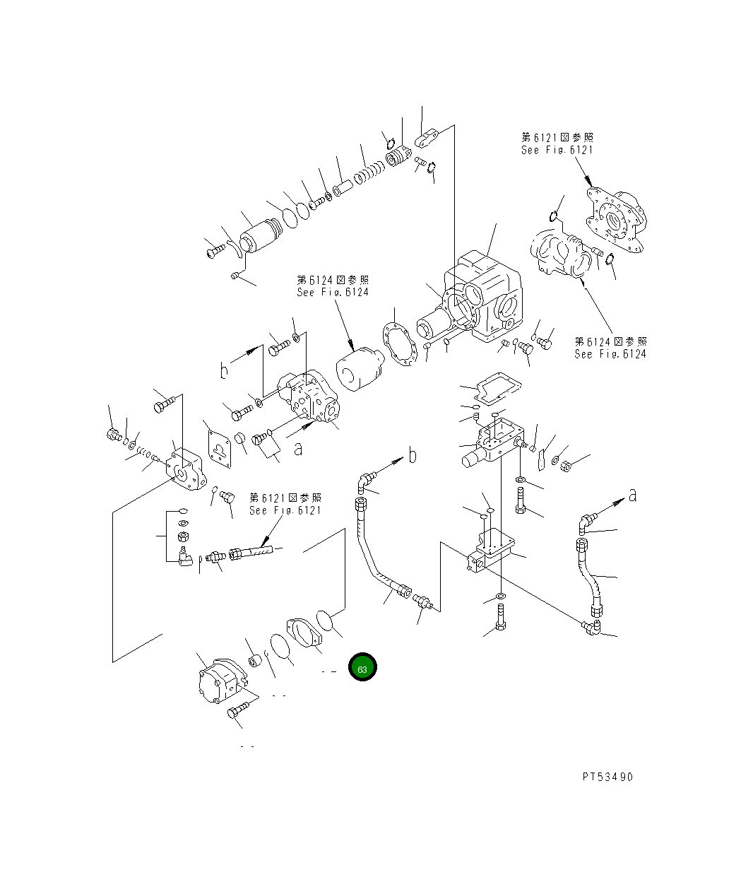 Кольцо уплотнительное (O-Ring) 26C-61-12180 Komatsu