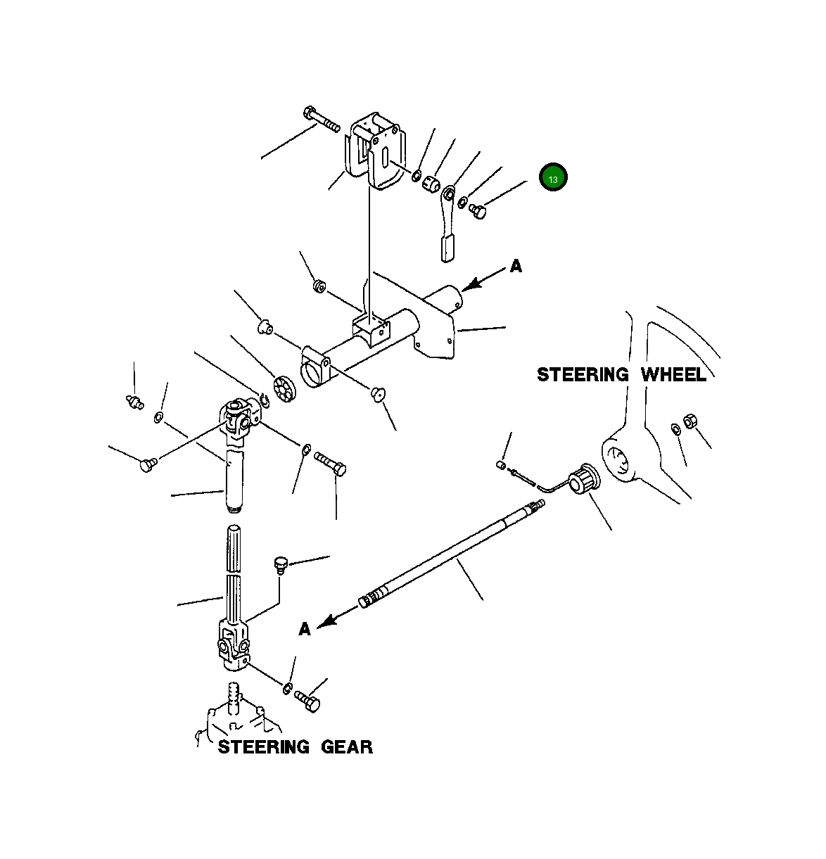 Болт 421-40-12390 Komatsu