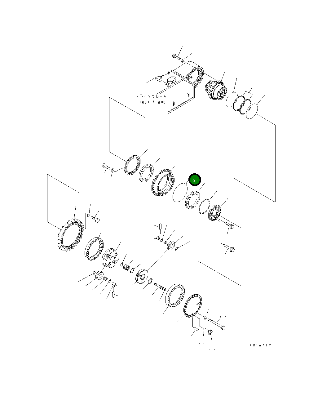 Кольцо уплотнительное (O-Ring) 21M-27-11390 Komatsu