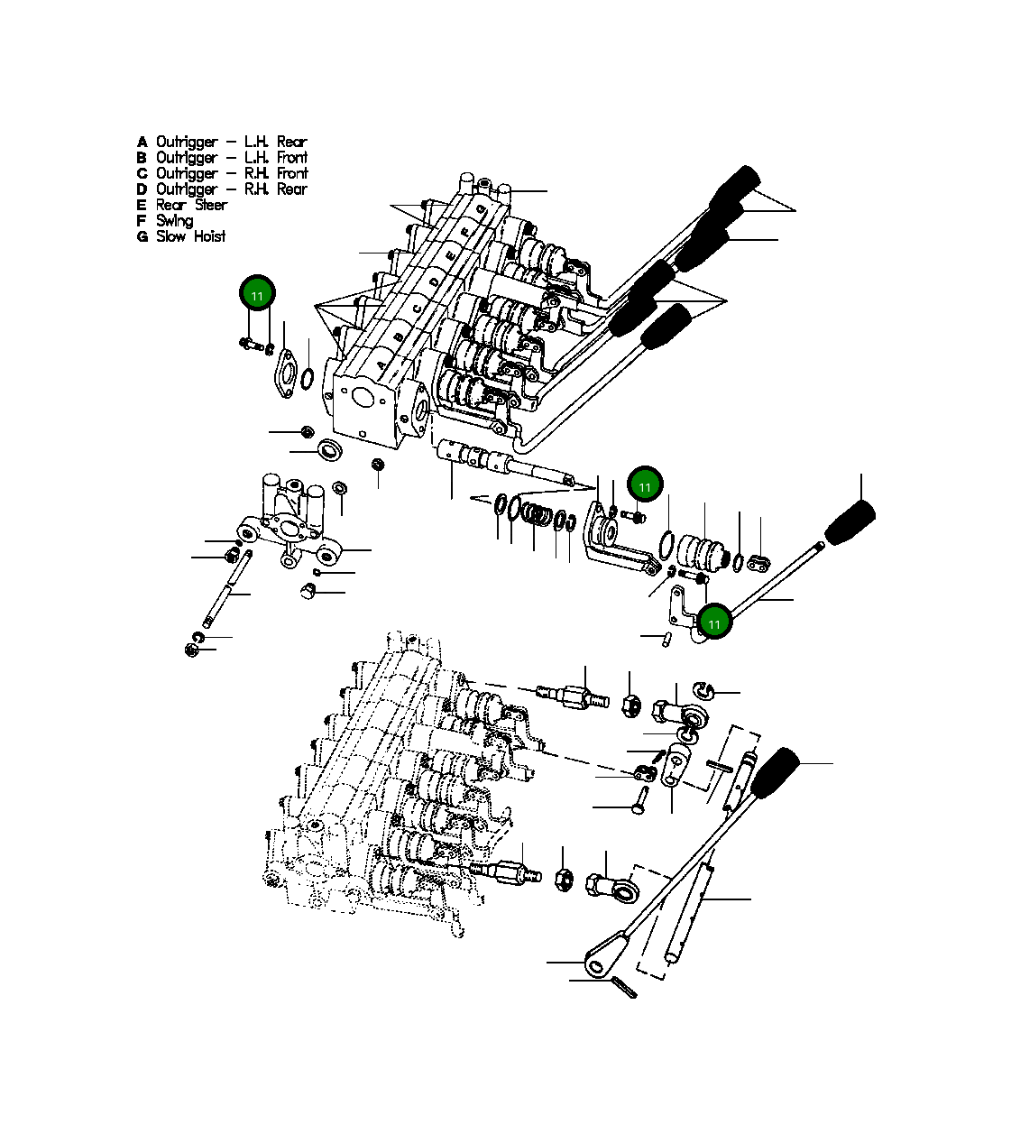 Болт 45 261 Komatsu