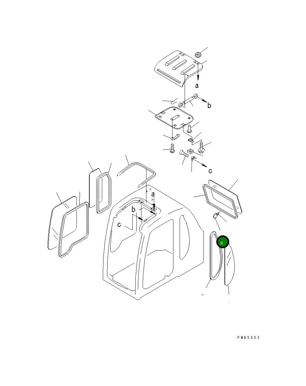 Кольцо 20Y-54-43270 Komatsu