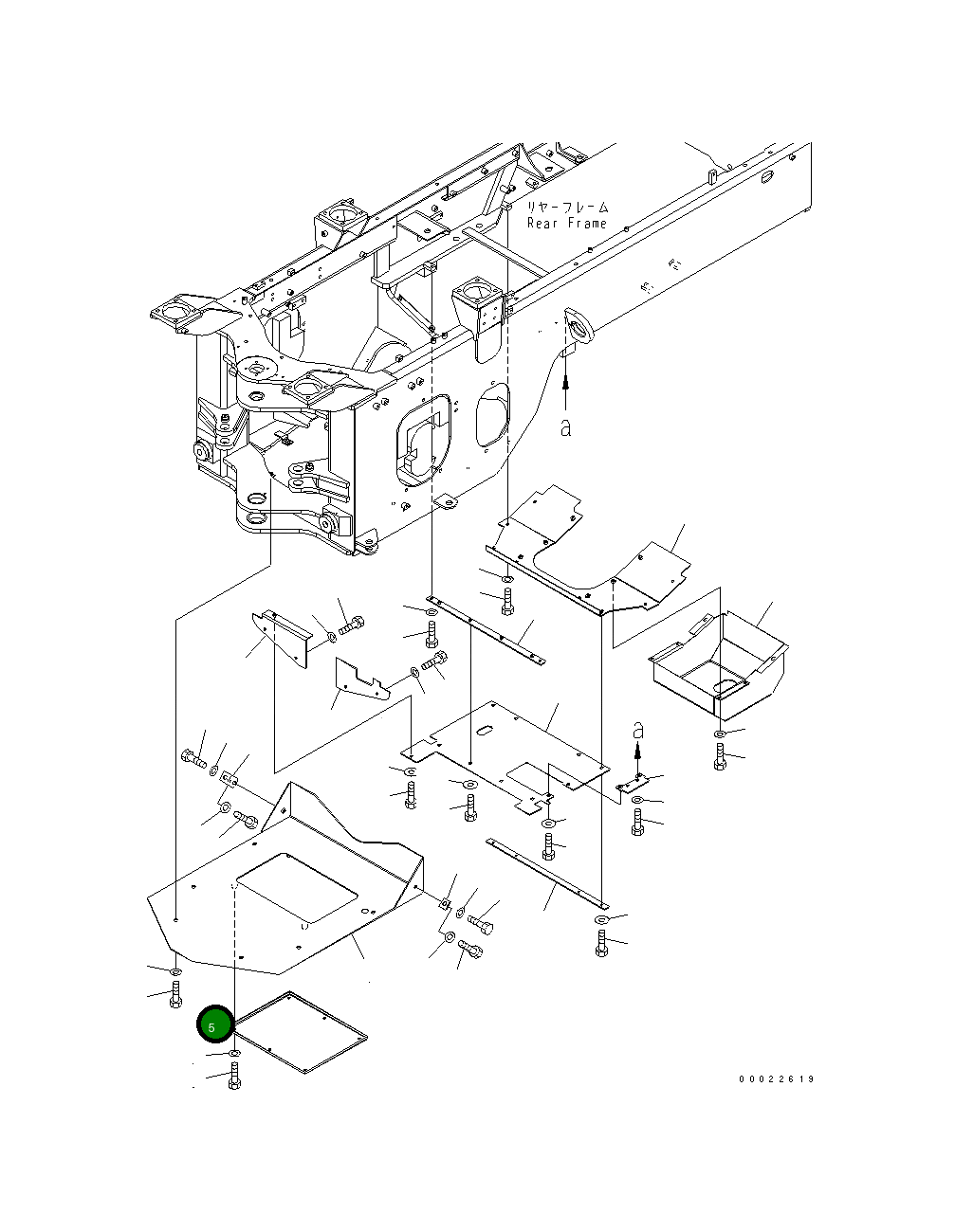 Крышка 417-Z97-3120 Komatsu