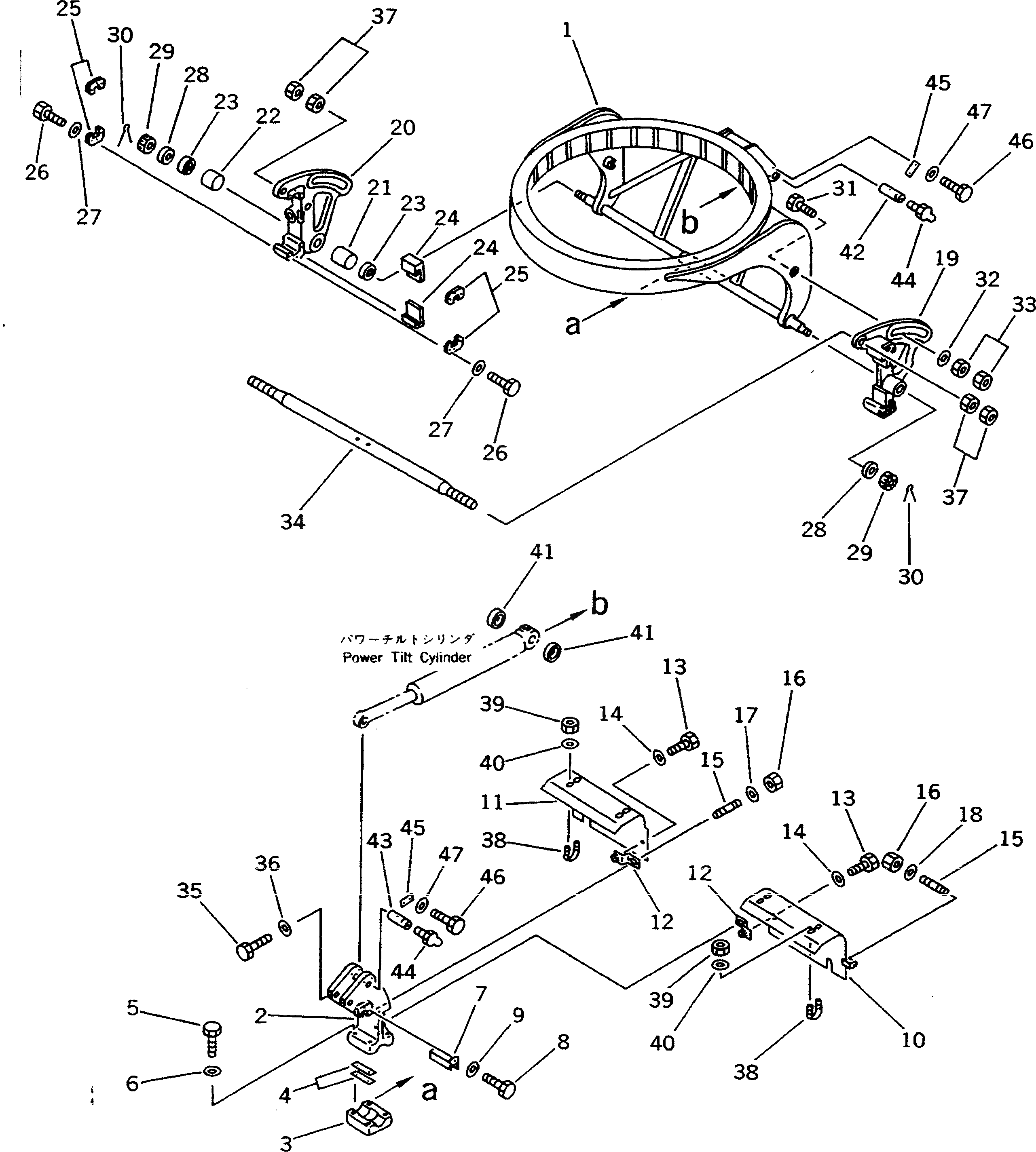 Болт 23B-735-1260  Komatsu
