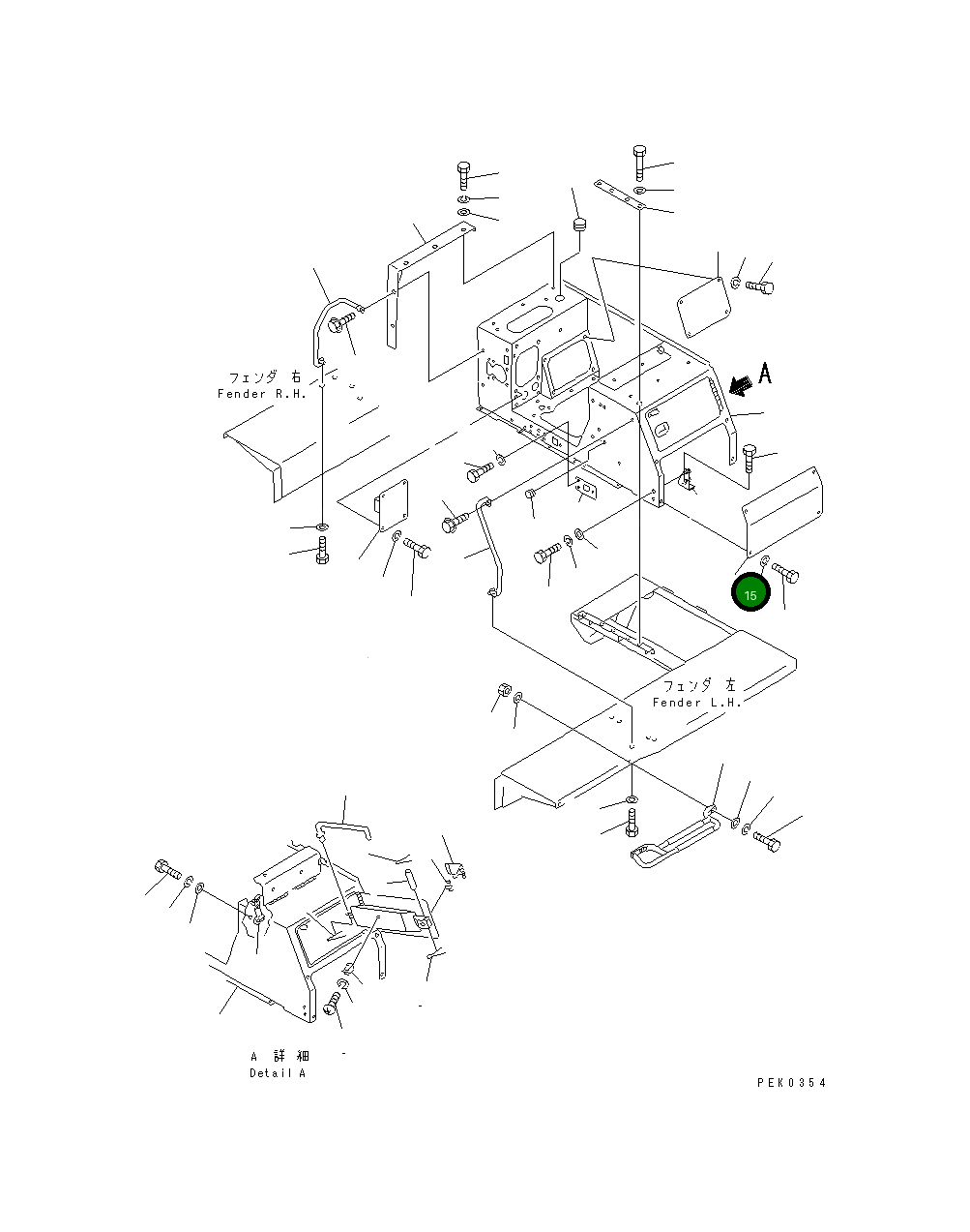 Крышка 134-54-31310 Komatsu
