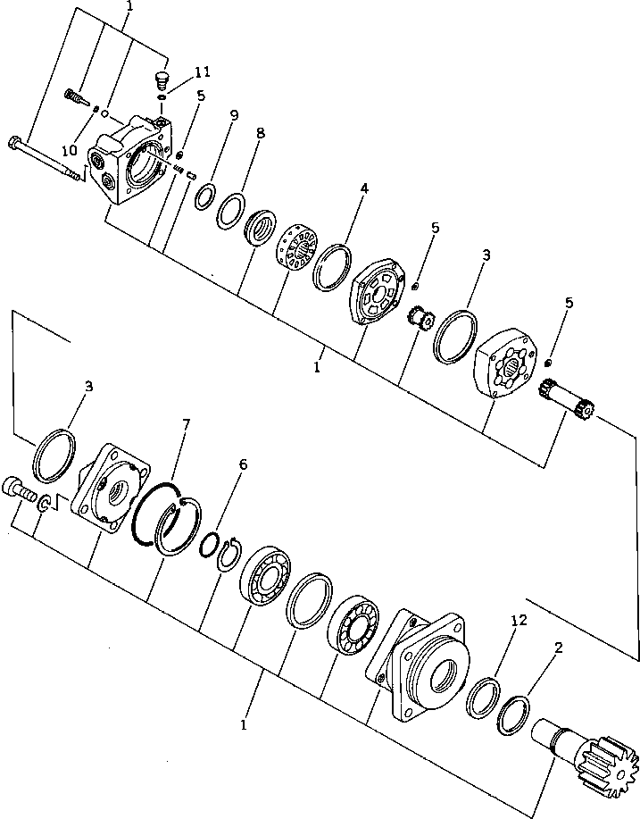 Кольцо уплотнительное (O-Ring) 20N-60-46155  Komatsu