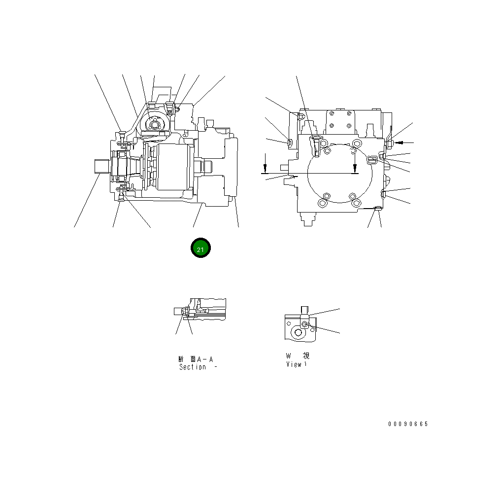 Болт UC1301640003  Komatsu