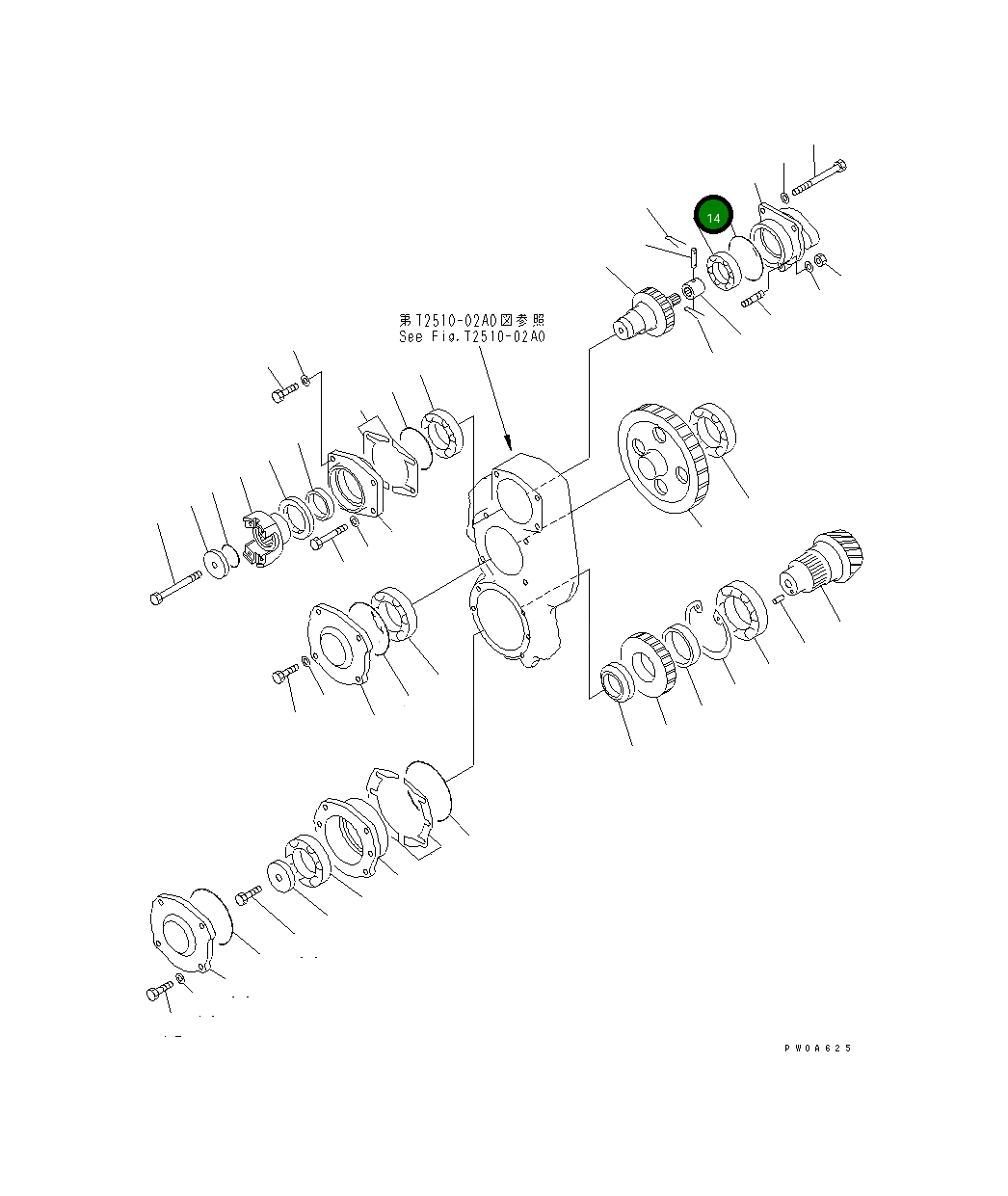 Кольцо уплотнительное (O-Ring) 07000-72105  Komatsu