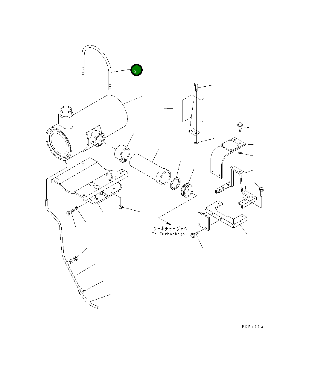 Болт 207-01-68140 Komatsu