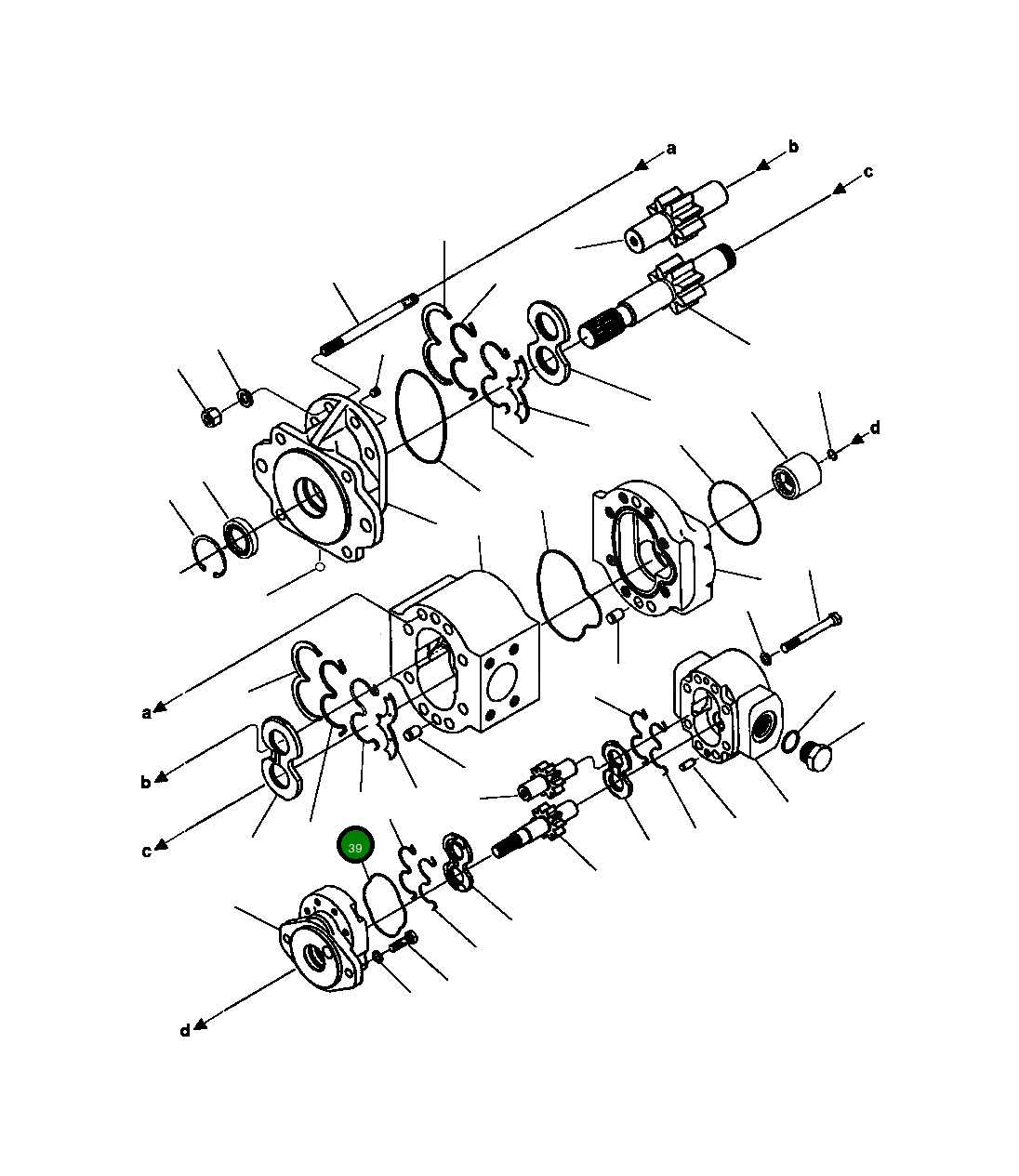 Кольцо уплотнительное (O-Ring) 425-62-A1590  Komatsu