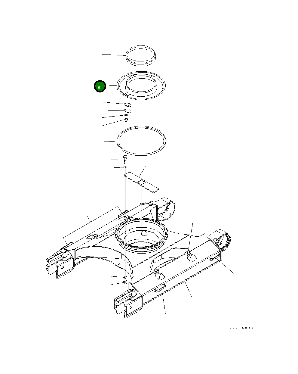 Крышка 20Y-30-21151SA Komatsu