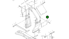 Крышка 42C-Z89-3750 Komatsu