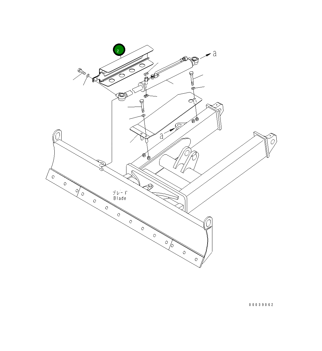 Крышка 22M-71-29340 Komatsu