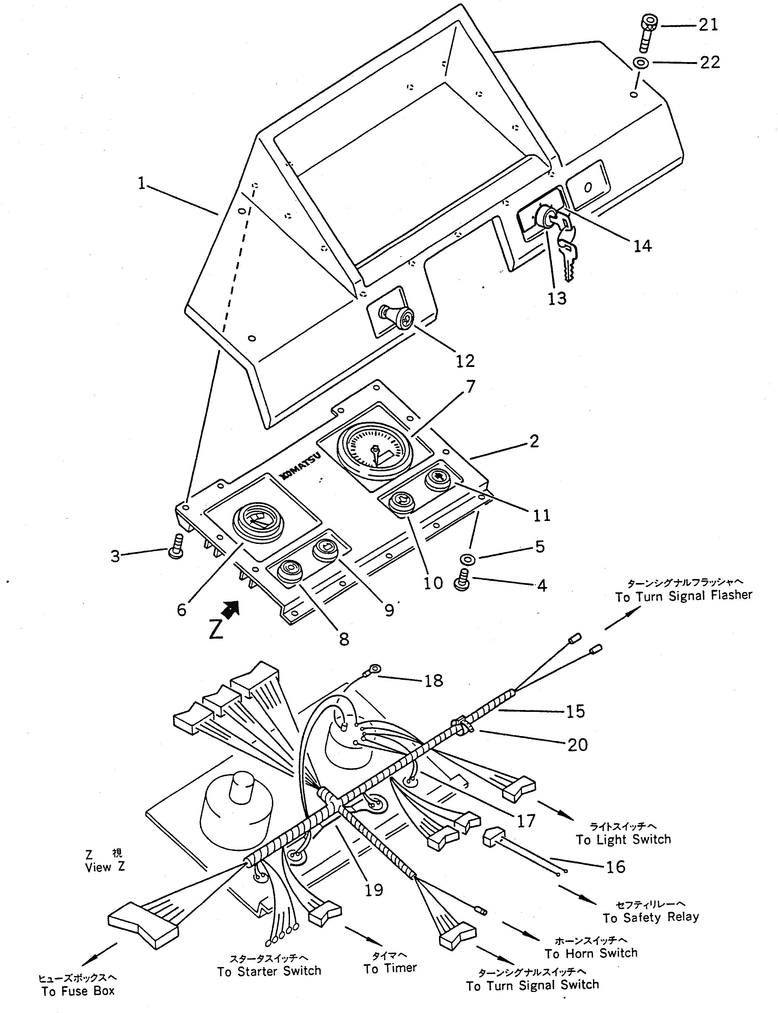 Болт 362-06-21130  Komatsu