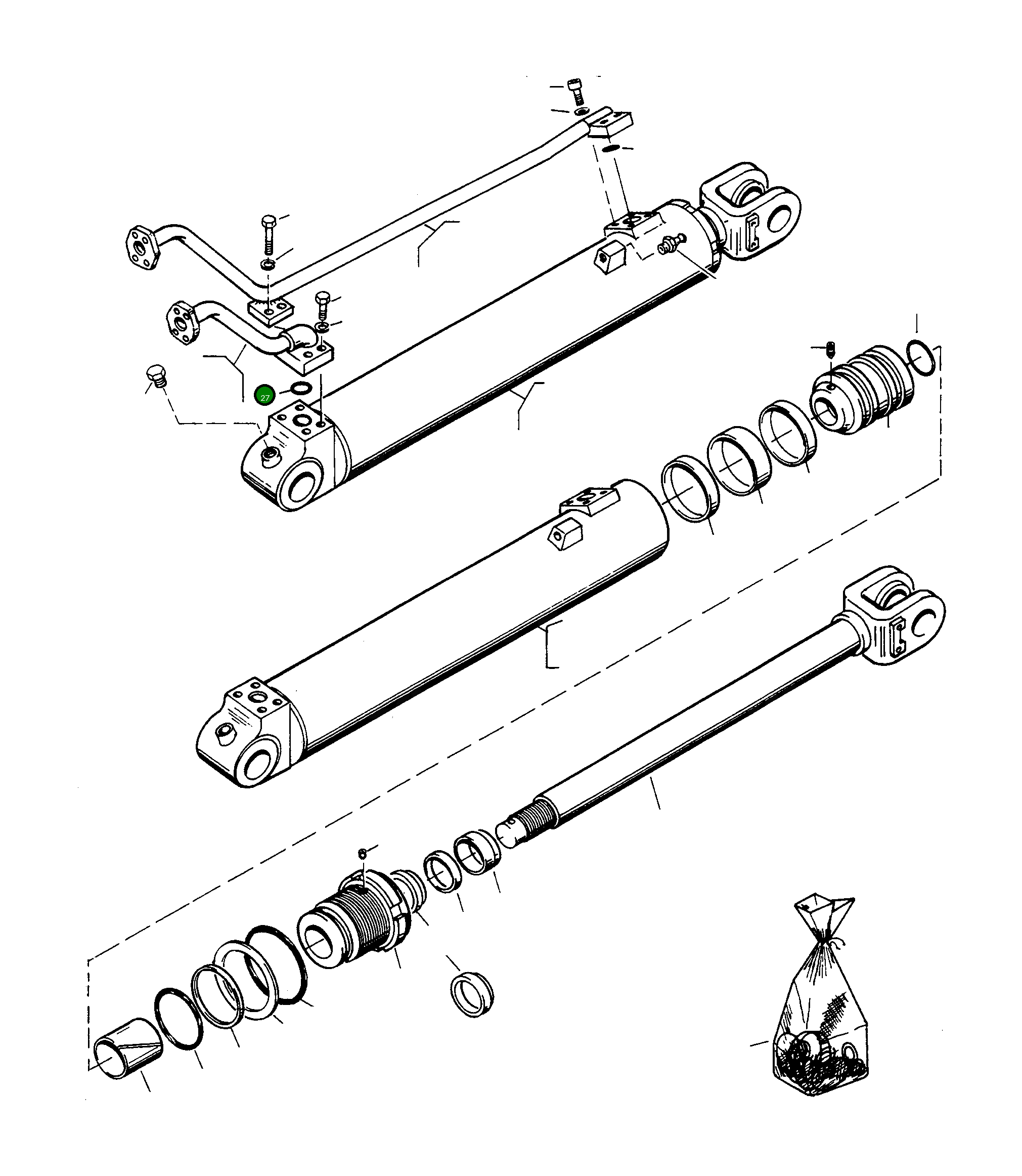 Кольцо уплотнительное (O-Ring) 4909691M1  Komatsu