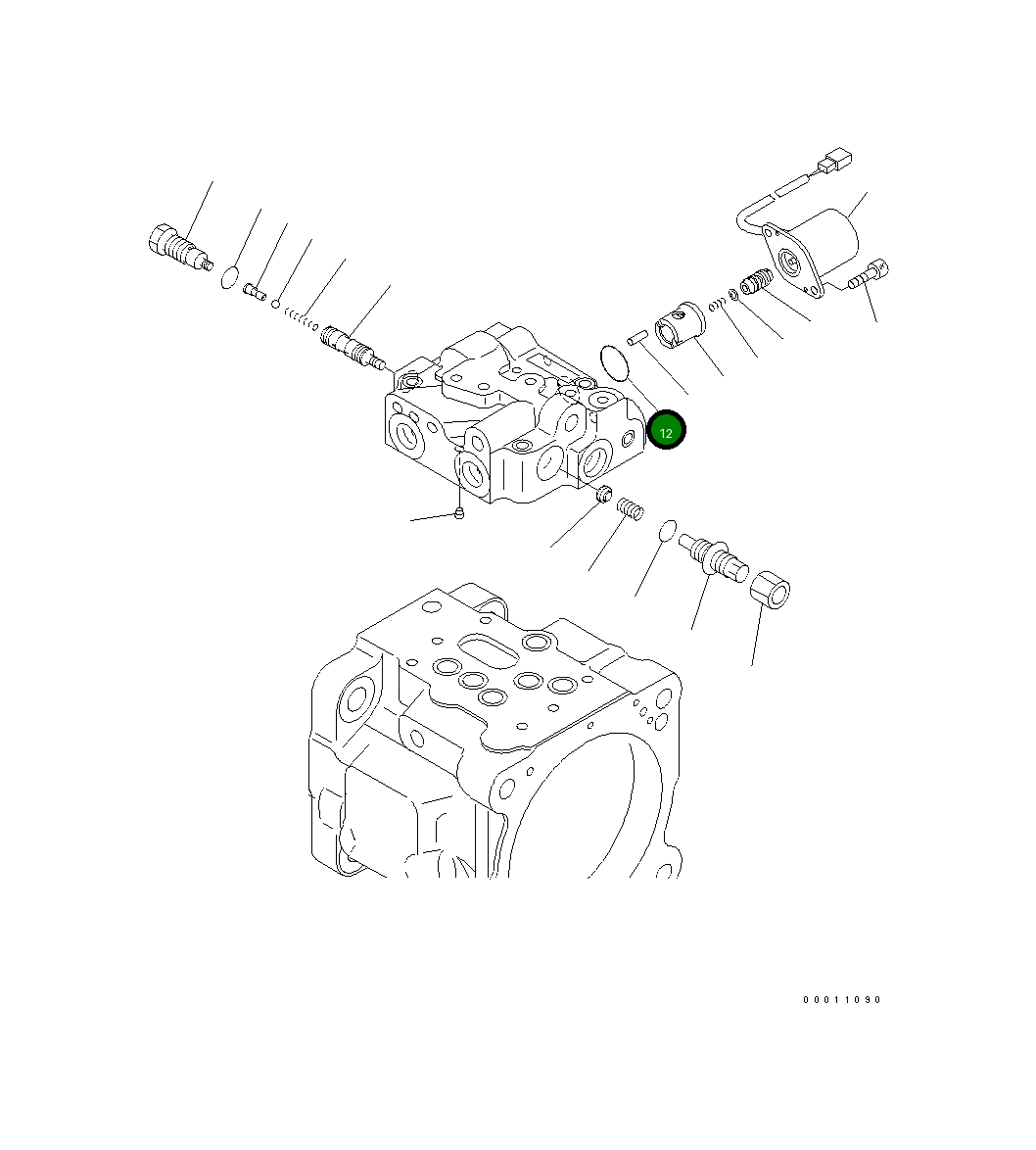 Кольцо уплотнительное (O-Ring) 10S-914-4290 Komatsu