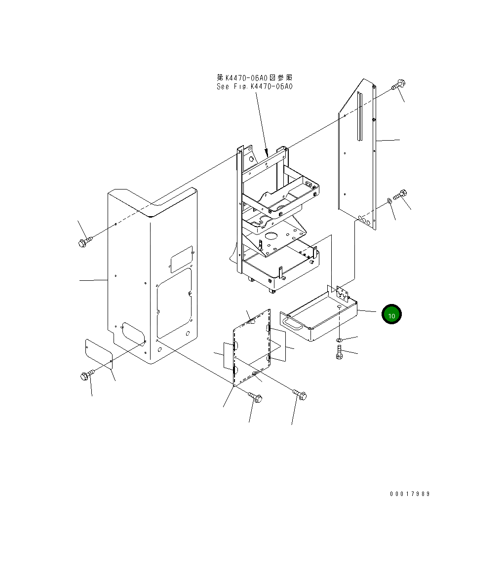 Крышка 426-43-27361 Komatsu