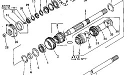 Шпонка 232-14-12450 Komatsu