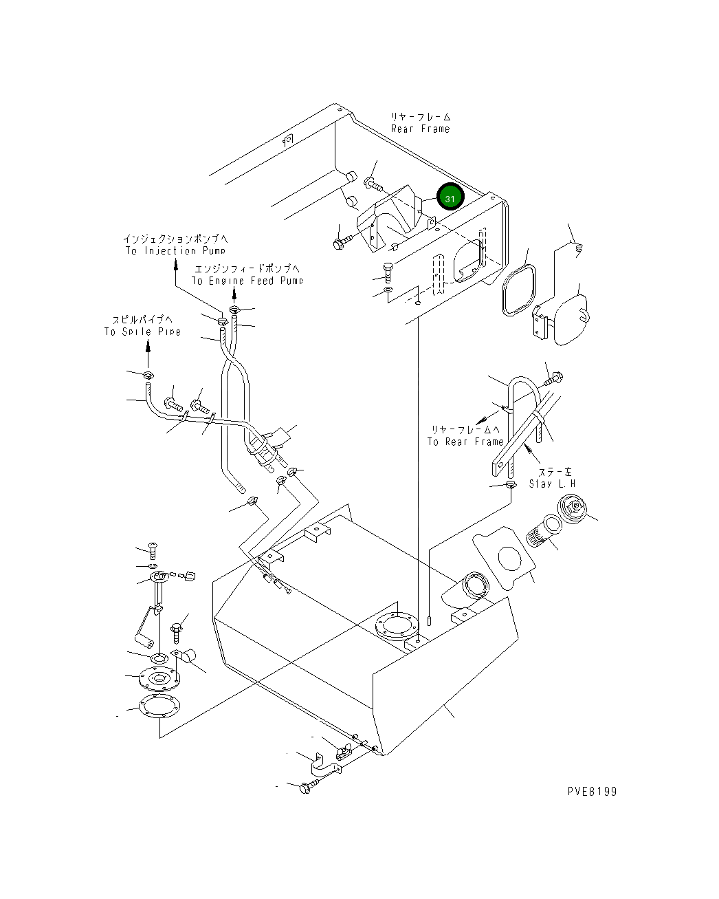 Крышка 417-04-21131 Komatsu