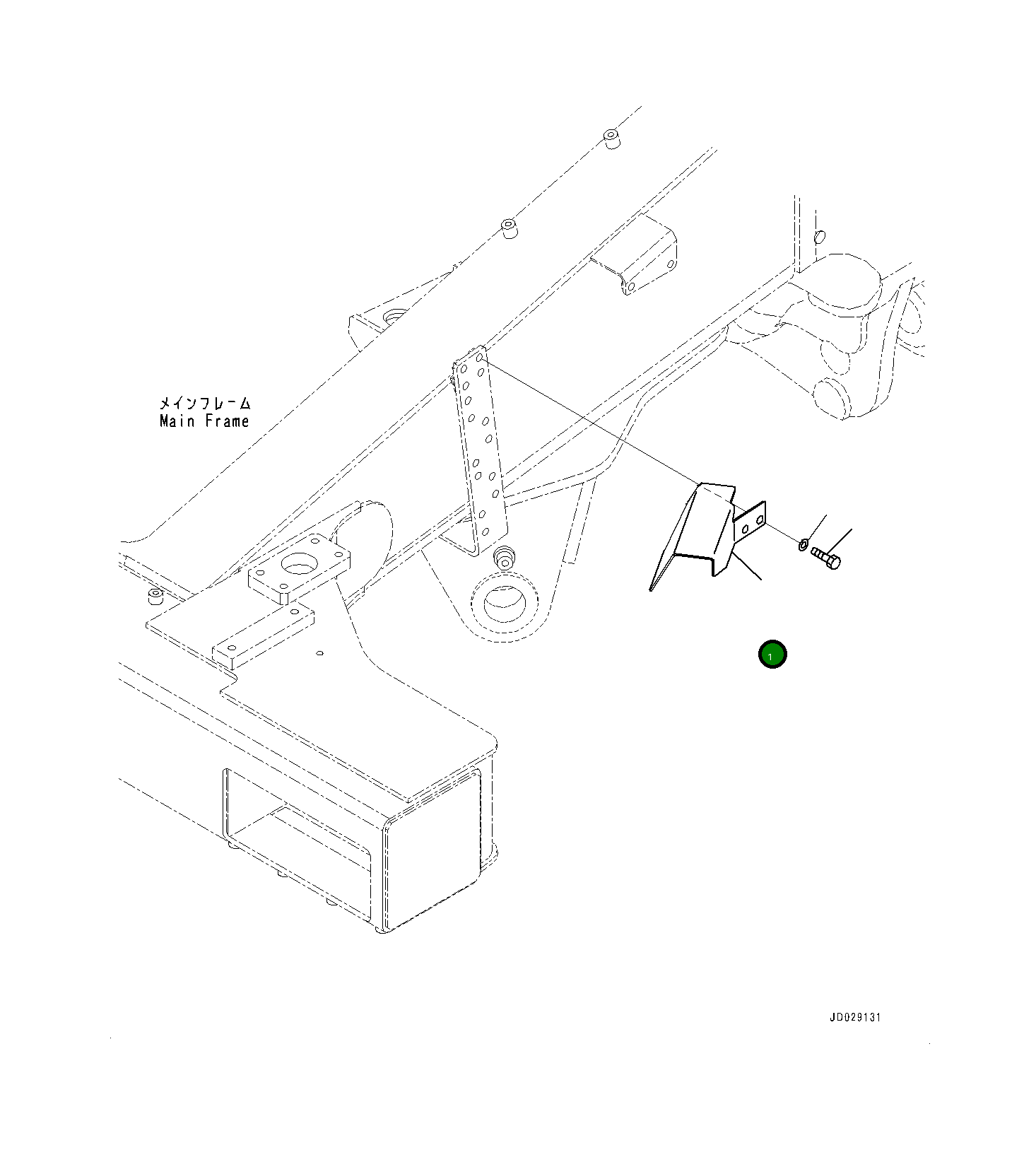 Крышка 561-89-86182 Komatsu
