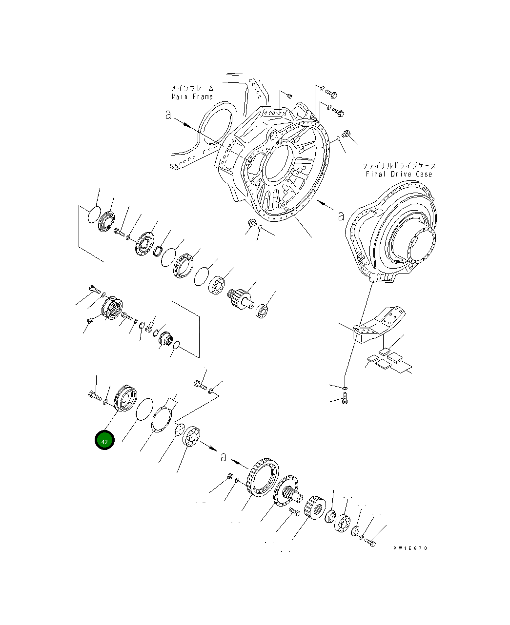 Крышка 19M-27-11341 Komatsu