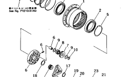 Шестерня FUFRP-840-6 Komatsu