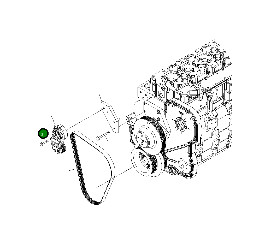 Болт 6736-81-6190  Komatsu