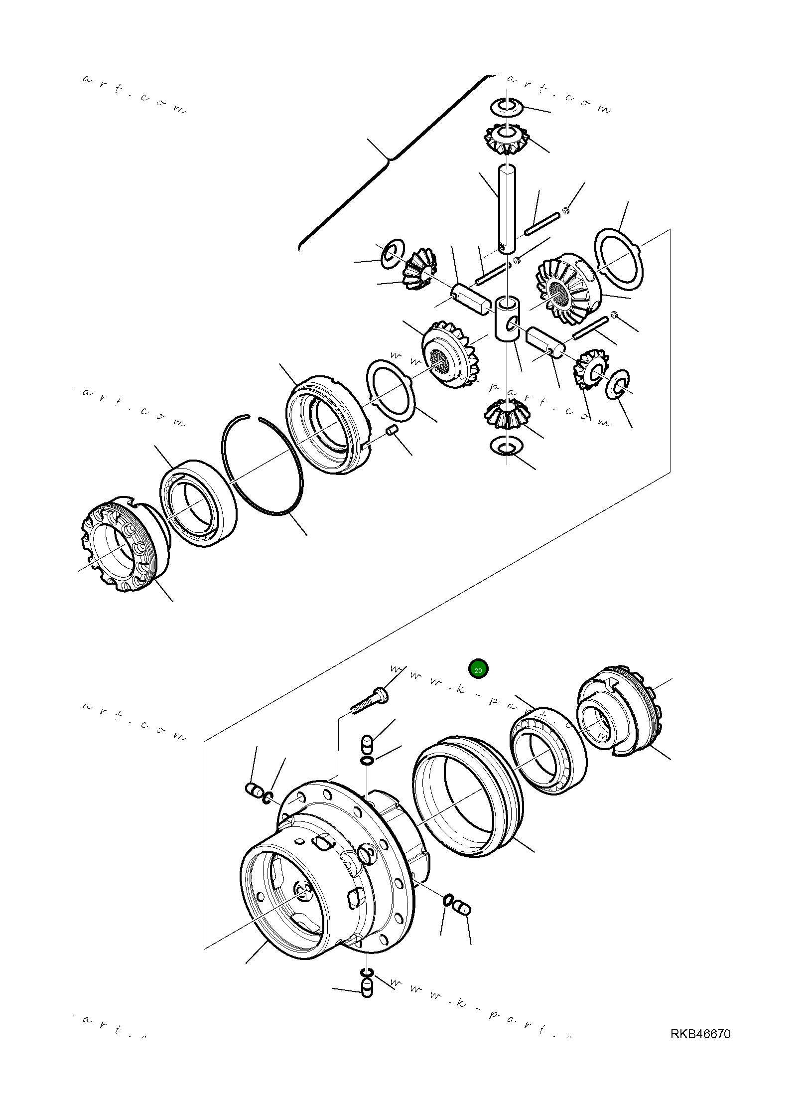 Болт CA0372911  Komatsu