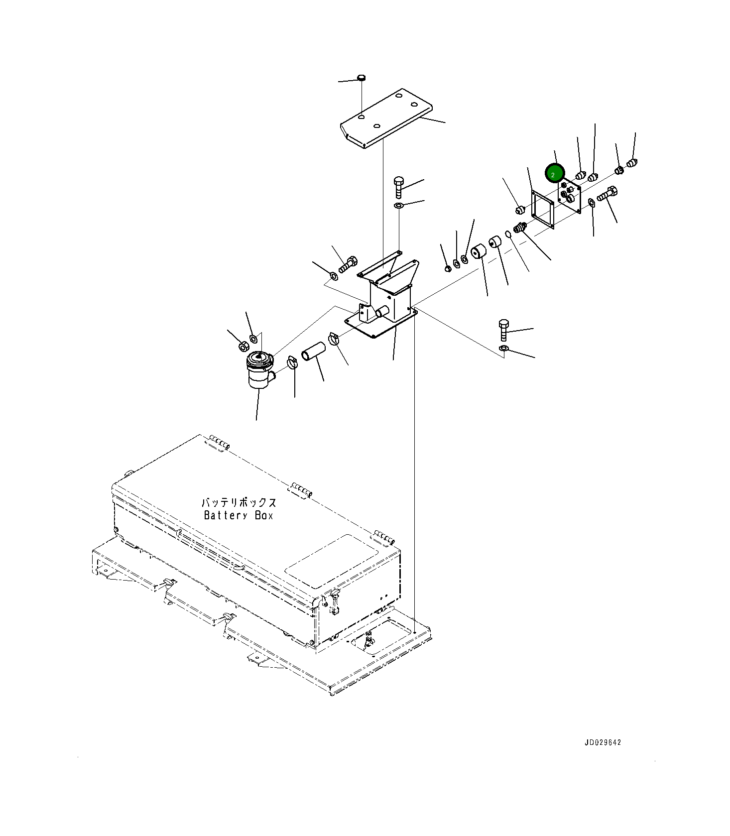 Крышка 561-92-82150  Komatsu