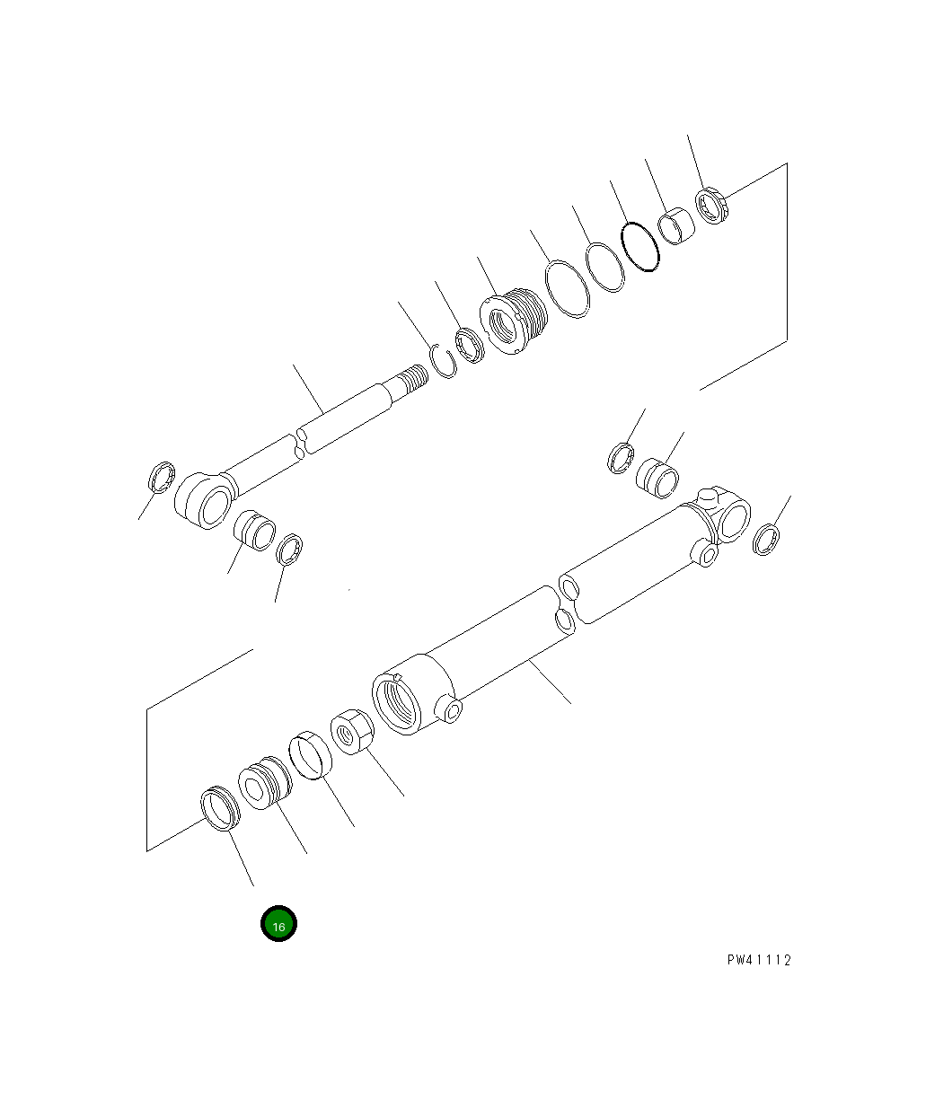 Кольцо 707-44-80080 Komatsu