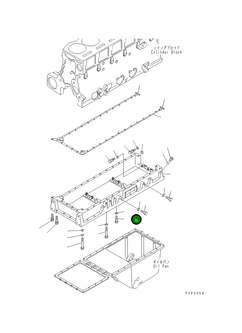 Болт CU3070679 Komatsu