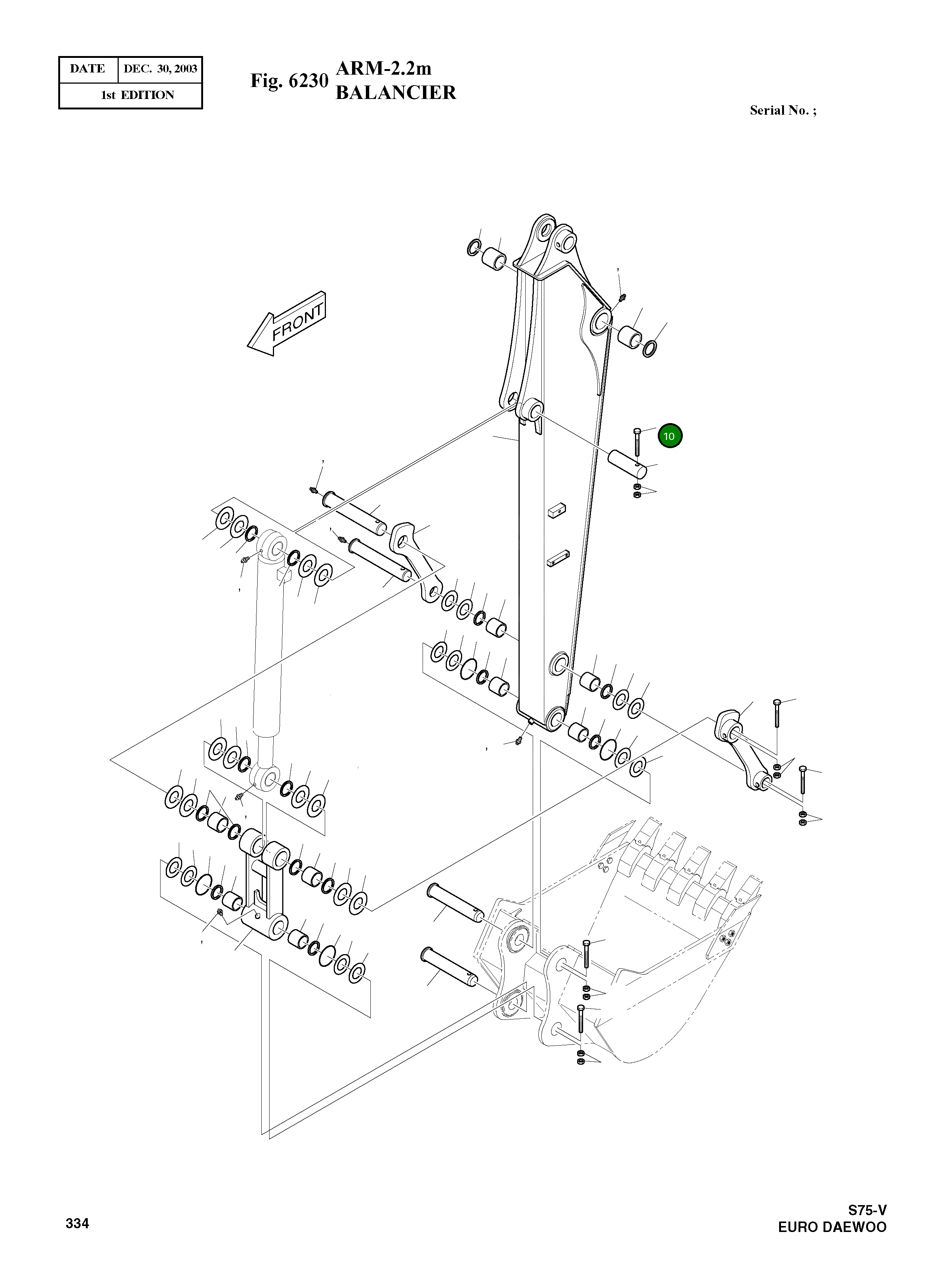 Болт S0566466 Komatsu