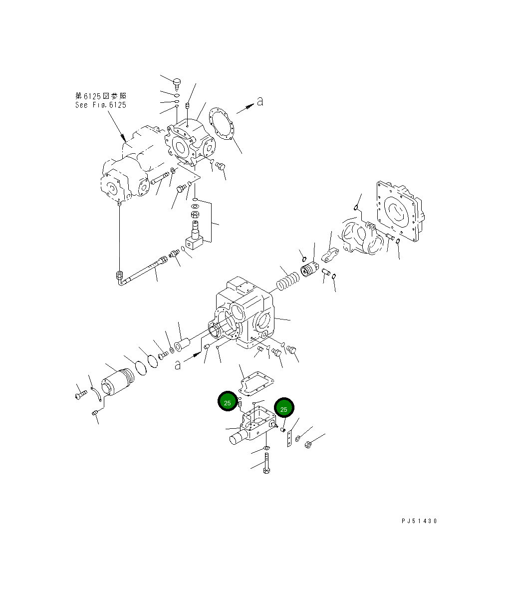 Кольцо уплотнительное (O-Ring) 262-61-15940 Komatsu