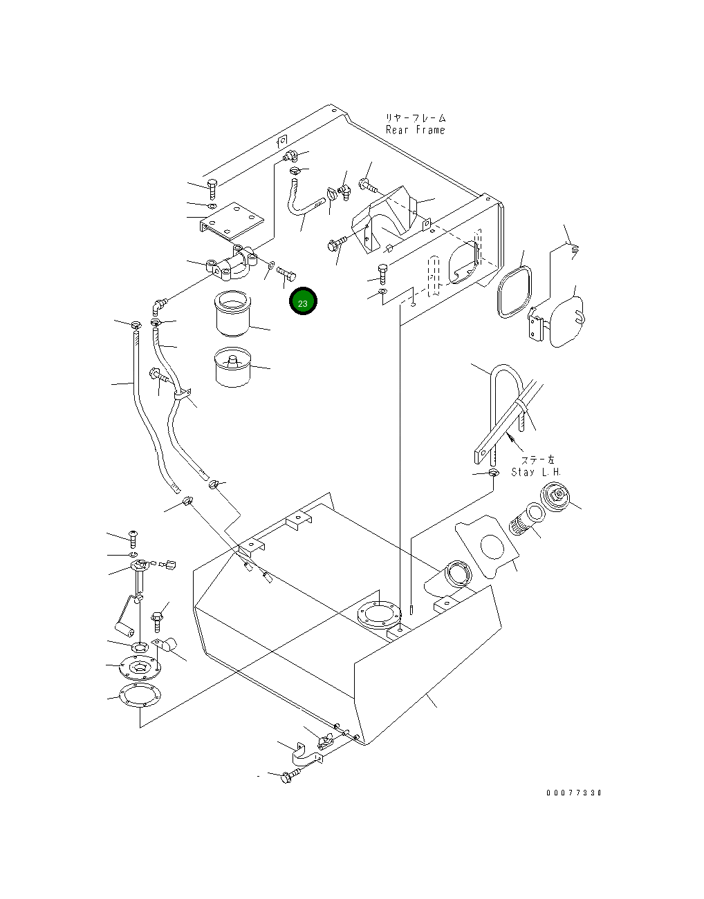 Болт 01080-81222 Komatsu